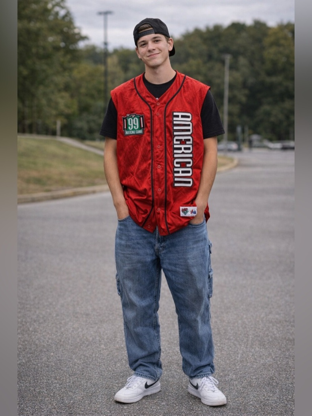 1999 All American Majestic Baseball Jersey, Made in USA (90s)